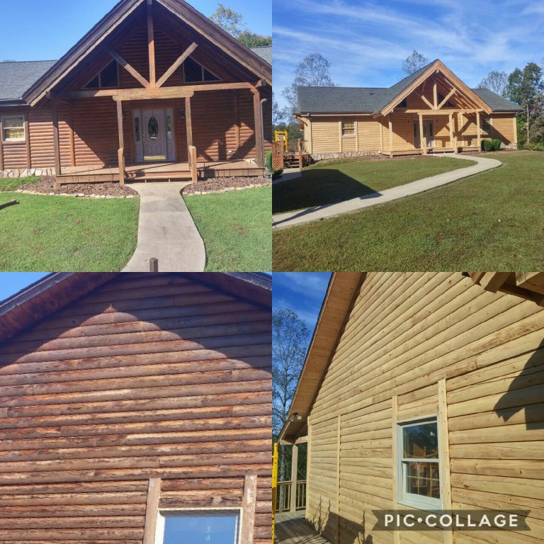 Log Home Refinishing Services in North Carolina WoodTeks LLC